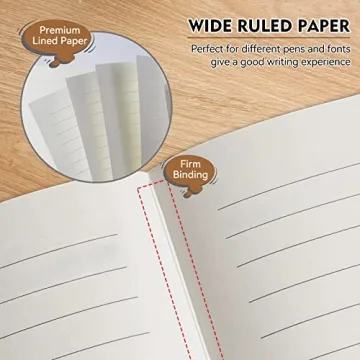 Soomeet A5 Leather Journal - 200 Pages for Writing