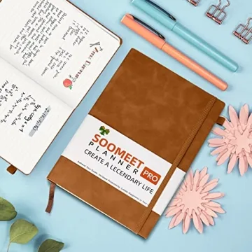 Soomeet A5 Leather Journal - 200 Pages for Writing
