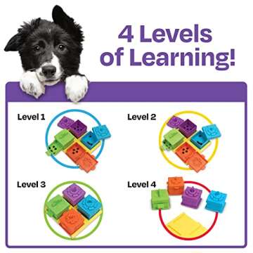 Brightkins Surprise Party Treat Puzzle - Interactive Treat Puzzle for Dogs, Toys for Dog Stimulation, Dog Puzzle Feeder, Dog Birthday Toy for All Breeds Small