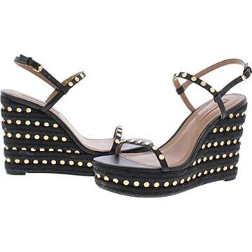 BCBGMAXAZRIA Women's Paige Wedge Sandal Heeled