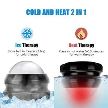 SUNANTH Cryosphere Cold Massage Roller Ball for Pain Relief and Relaxation