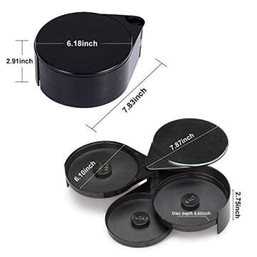 Dualshine 3-Tier Bar Juice Cocktail Seasoning Box Rimmers Bartender Tool Jewelry Storage Box Sugar Salt Rimmer for Bar Party