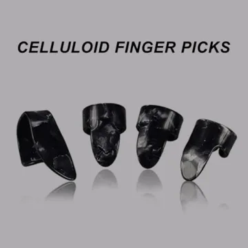 Liyacial Guitar Slide Set with Picks & Storage Box