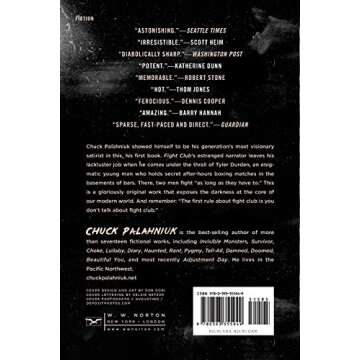 Fight Club: A Novel - Discover the Cult Classic Masterpiece