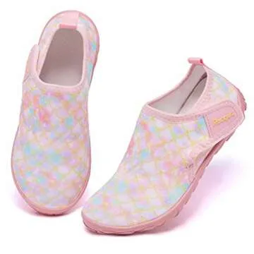 Racqua Girls Water Shoes - Lightweight Quick Dry Beach Swim Shoes