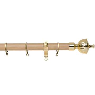 Shappy 40 Packs Metal Drapery Curtain Rings Curtain Rod Rings with Eyelets Hanging Rings for Curtains and Rods, Drape Sliding Eyelet Rings Internal Diameter(1.18in,Green Brass)