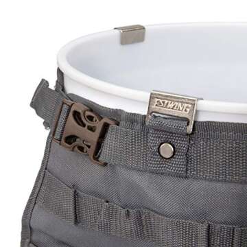 Estwing 28-Compartment Bucket Tool Organizer for Gardeners