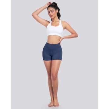 LZYVOO Women Biker Spandex Shorts with Pockets