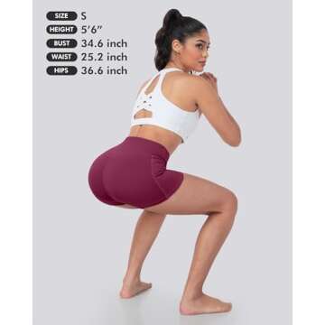 LZYVOO Women Biker Spandex Shorts with Pockets