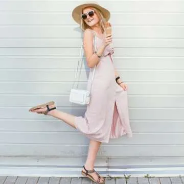 Ablanczoom Women's Comfortable Bohemian Sandals Flats