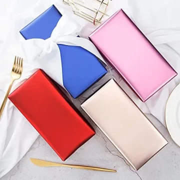 RUSPEPA Red Solid Color Wrapping Paper Roll - 17x32.8 ft