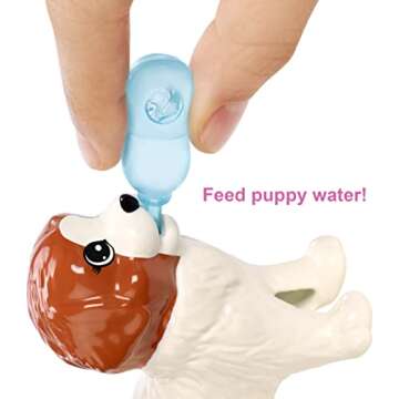 Barbie Doggy Daycare Playset with Blonde Fashion Doll, 4 Pet Dogs & Accessories, Color Change & Potty Feature