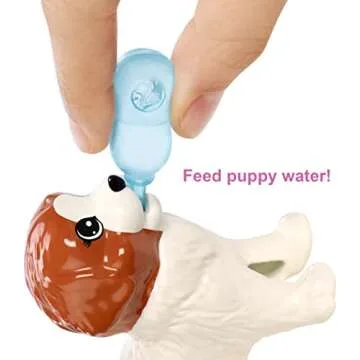 Barbie Doggy Daycare Playset with Blonde Fashion Doll, 4 Pet Dogs & Accessories, Color Change & Potty Feature