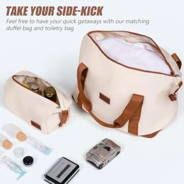 Cosbarn 20 Inch Carry On Luggage Set with TSA Lock