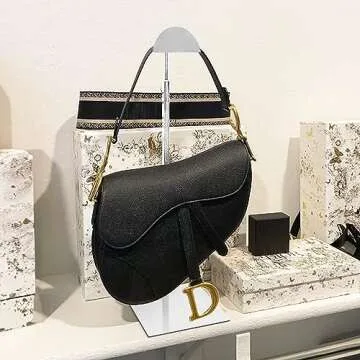 Royxen 3 Pack Handbag Rack Stainless Steel with Adjustable Height, Purse Display Stand (Silver)