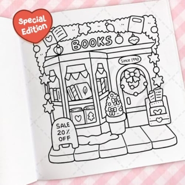 Cozy Christmas Coloring Book for Adults and Kids