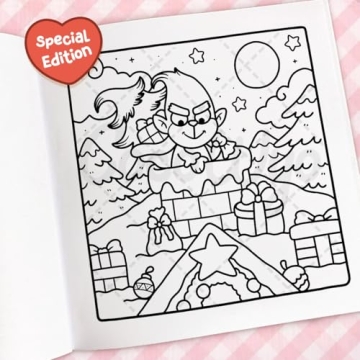 Cozy Christmas Coloring Book for Adults and Kids