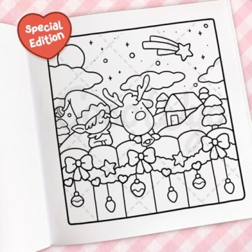 Cozy Christmas Coloring Book for Adults and Kids