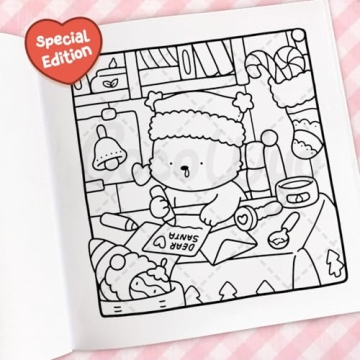 Cozy Christmas Coloring Book for Adults and Kids