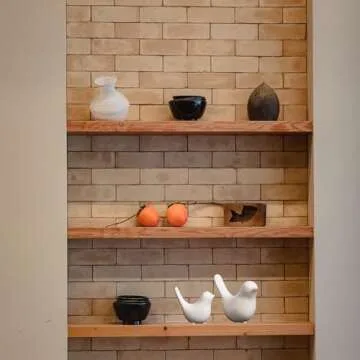 GJFASGF Small Animal Statues, White Bird Figurines Home Decor, Modern Home Decorative, Ceramic Decor for Office Desktop, Bookshelf, Bedroom, Living Room, Cabinets (White 2 Pcs)