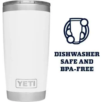 YETI Rambler 20 oz Insulated Stainless Steel Tumbler