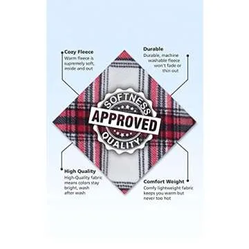 PajamaGram Family Christmas Pajamas, Cozy Fireside Plaid