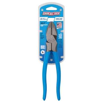 Channellock GIDDS2-2464536 High Leverage Linemen's Plier, 8", Model:368