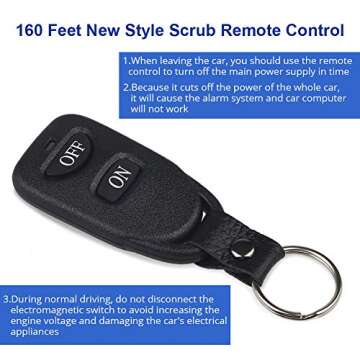 WATERWICH Remote Control Battery Disconnect Switch System