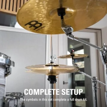 Meinl HCS Brass Cymbal Set with Free Splash for Drummers