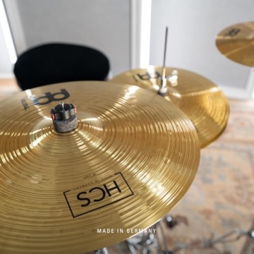 Meinl HCS Brass Cymbal Set with Free Splash for Drummers