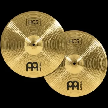 Meinl HCS Brass Cymbal Set with Free Splash for Drummers