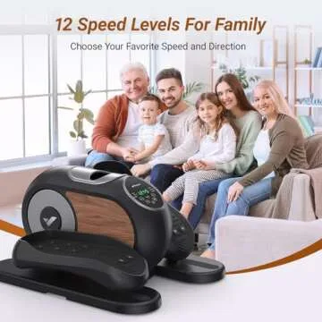 MERACH Under Desk Elliptical for Quiet Home Workouts