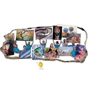 Bright Glow-in-the-Dark Canvas Art for Home Decor Inspiration