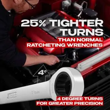 Jaeger 18pc Metric TIGHTSPOT Ratcheting Wrench Set