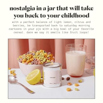 Mala Cereal Candle - Vegan, Eco-Friendly Aromatherapy