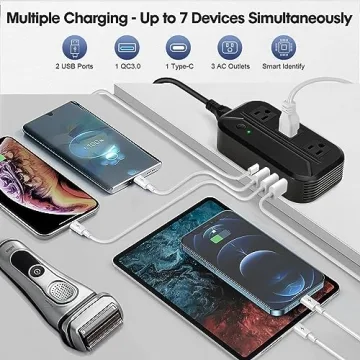 2300W Voltage Converter Universal Travel Adapter for All