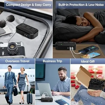 2300W Voltage Converter Universal Travel Adapter for All