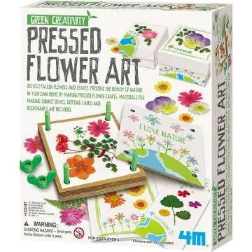 4M Green Creativity Pressed Flower Art Kit: Eco-Friendly Craft Set for Kids