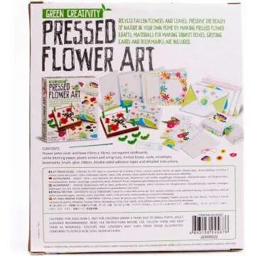 4M Pressed Flower Art Kit - DIY Fun for Kids 5+