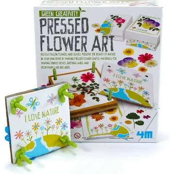 4M Pressed Flower Art Kit - DIY Fun for Kids 5+