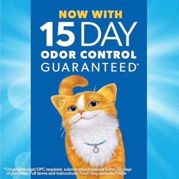 Fresh Step Odor Shield Clumping Litter With Febreze Freshness, Continuous Cat Litter Odor Eliminator, 14 lb. Box