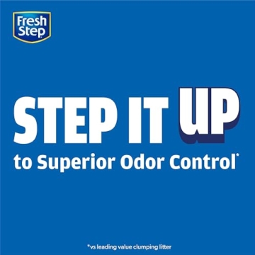 Fresh Step Odor Shield Clumping Litter With Febreze Freshness, Continuous Cat Litter Odor Eliminator, 14 lb. Box