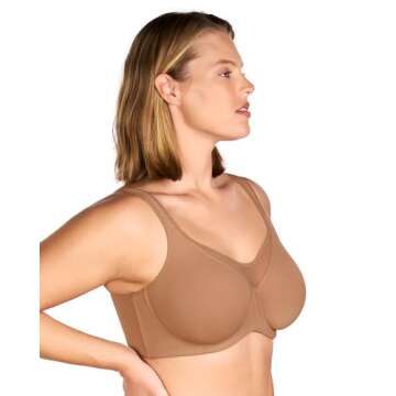 HSIA Minimizer Bras for Women Full Coverage T Shirt Bra