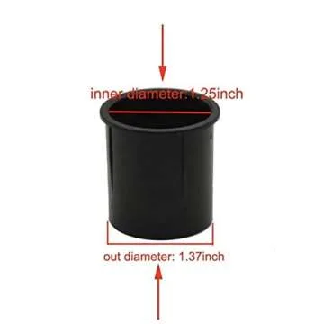 Universal Vacuum Hose Attachments Kit Reducer 5 Adapters 1 1/16 to 1 3/4 inches Plus 2 1/2 to 1 1/4 Shop Vac Hose Adapter Connector with Sleeve adapter