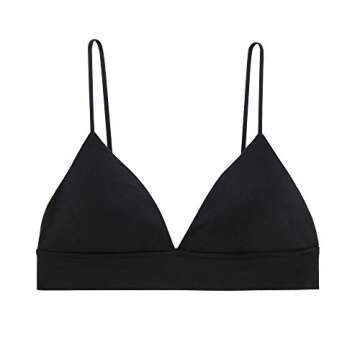 INIBUD Women's Triangle Cups Wireless Bralette Comfort