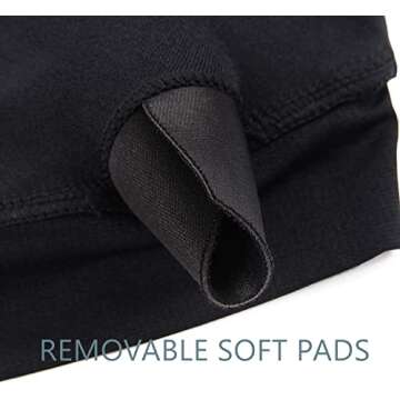 INIBUD Women's Triangle Cups Wireless Bralette Comfort