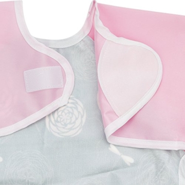 Hi Sprout Waterproof Sleeved Bib for Infants & Toddlers 6-24 Months