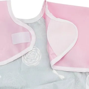 Hi Sprout Waterproof Sleeved Bib for Infants & Toddlers 6-24 Months