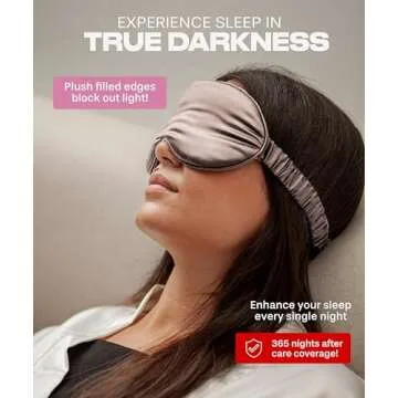 SUNDAYSILKS™ 3D Contoured Silk Sleep Mask for All