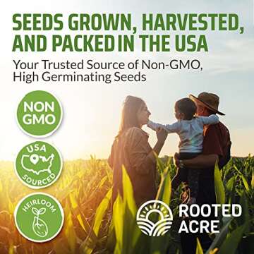 Rooted Acre Herb Seed Vault - 3100+ Non-GMO Seeds